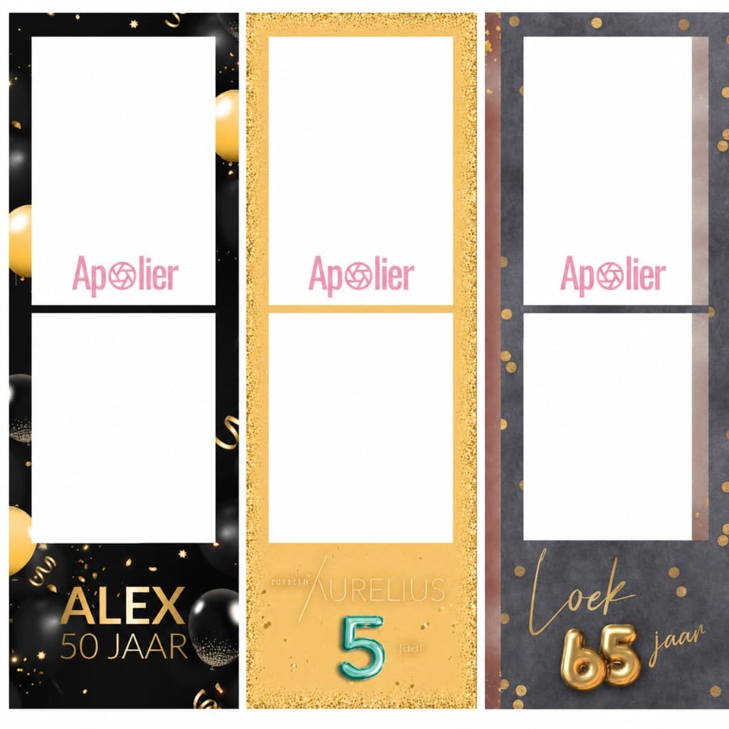 Phototrips example: custom-designed photo strips
